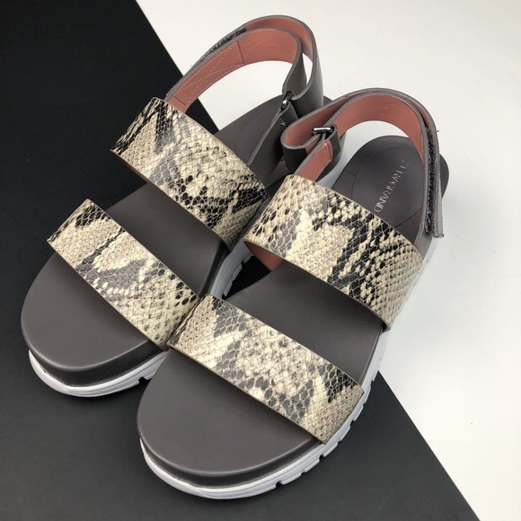 NEW Cole Haan Snake Platform Slide Sandals Roccia - Picture 2 of 8